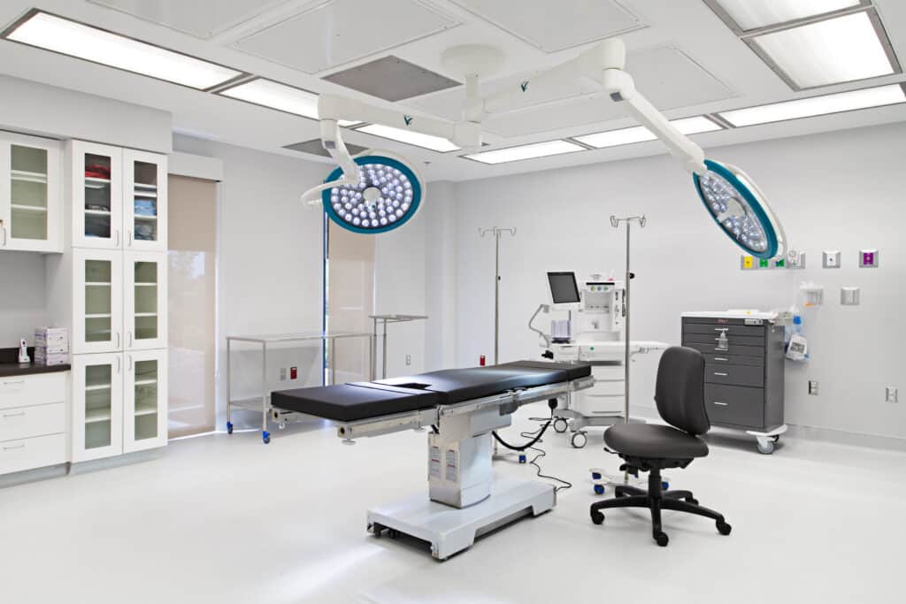 Operating Room of AdmireMD Plastic Surgery
